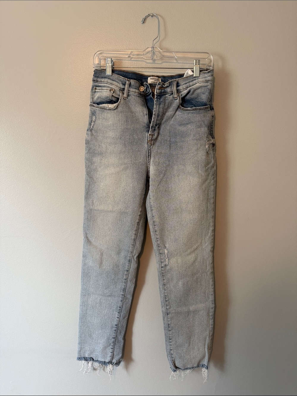Kensie Light Blue Skinny High Rise Jeans